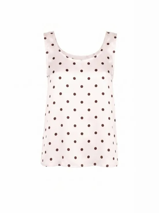 Cat&Cat Top jedwabny basic Kolorowy Regular Fit