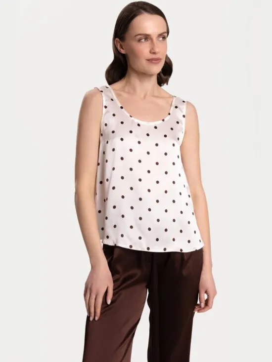 Cat&Cat Top jedwabny basic Kolorowy Regular Fit