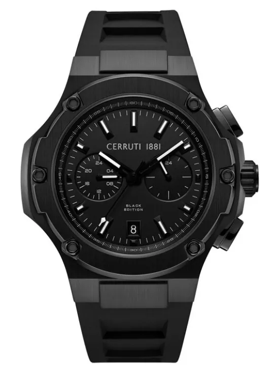 Cerruti 1881 Zegarek Cerruti-CIWGQ0096601 Czarny