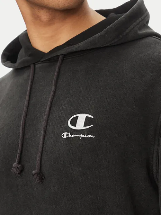 Champion Bluza 221176 Czarny Regular Fit
