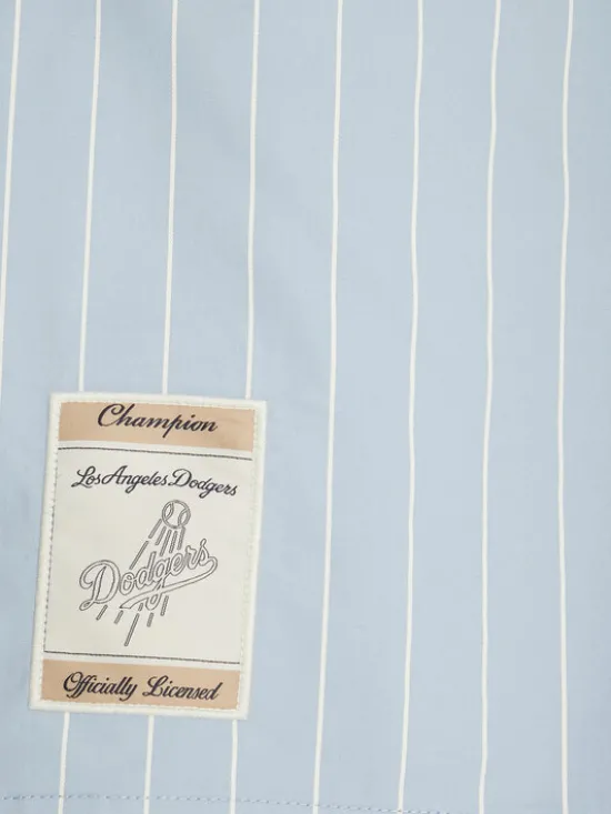 Champion Koszula 221041 Granatowy Regular Fit