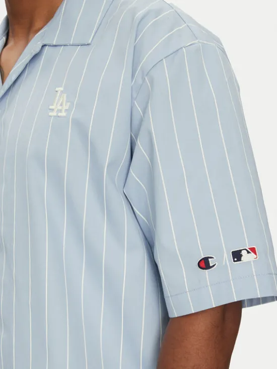 Champion Koszula 221041 Granatowy Regular Fit
