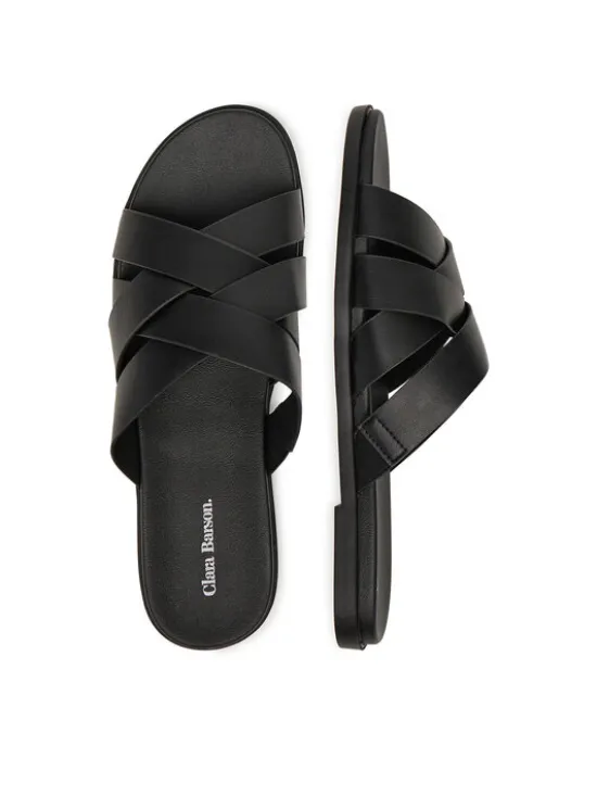 Clara Barson Klapki WS2520-03 Czarny