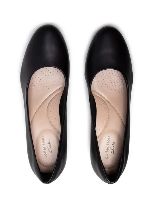 Clarks Czółenka Ambyr Joy 261577644 Czarny