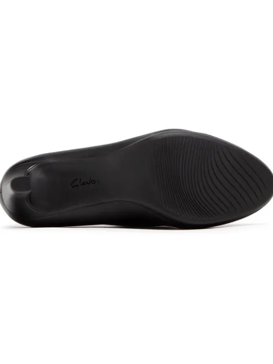 Clarks Czółenka Ambyr Joy 261577644 Czarny