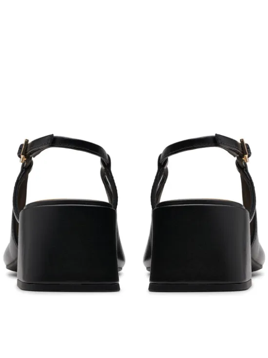 Clarks Czółenka Nyta45 Sling 26181320 Czarny