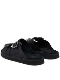 Clarks Klapki Solsbury Strap 26180885 Czarny