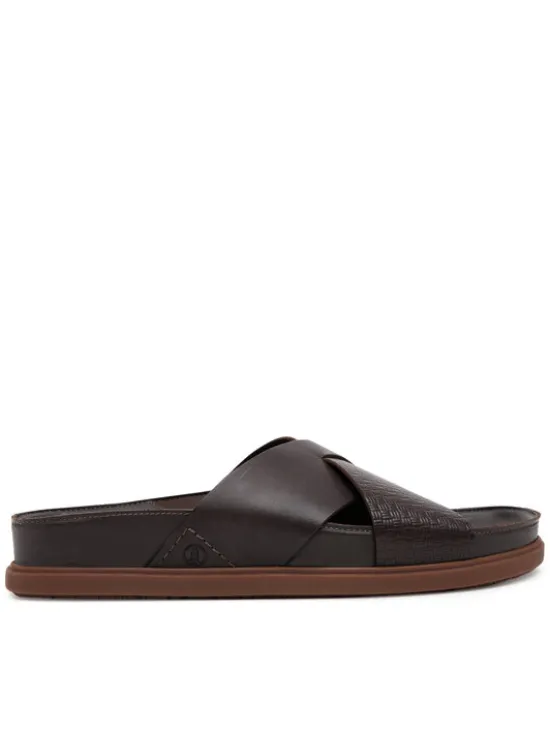 Clarks Klapki Torford Cross 26180888 Brązowy