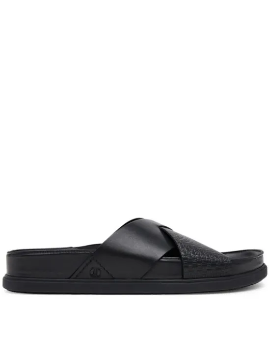 Clarks Klapki Torford Cross 26181382 Czarny