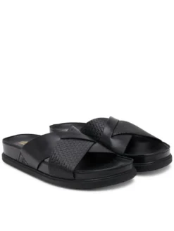 Clarks Klapki Torford Cross 26181382 Czarny