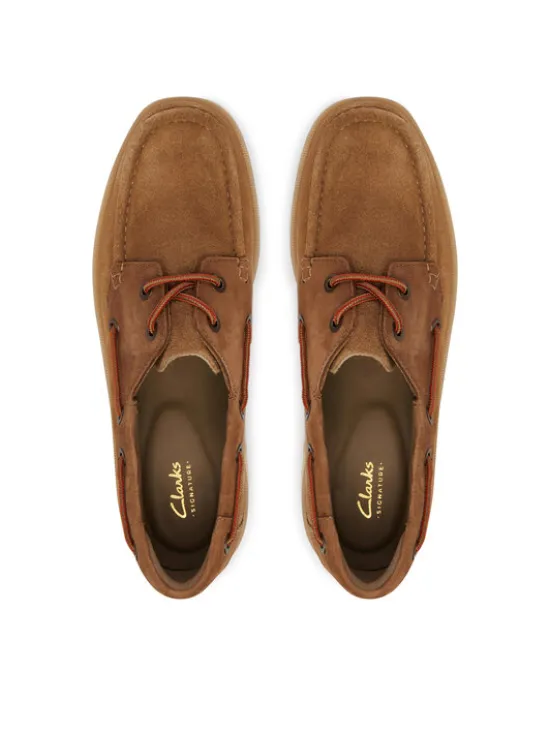 Clarks Loafersy Cleyhill Boat 26186178 Beżowy