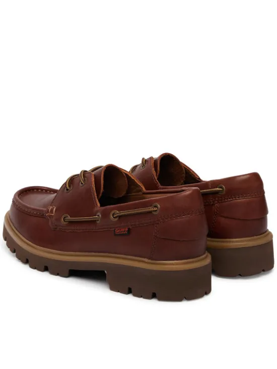 Clarks Loafersy Cleyhill Boat 26186176 Brązowy