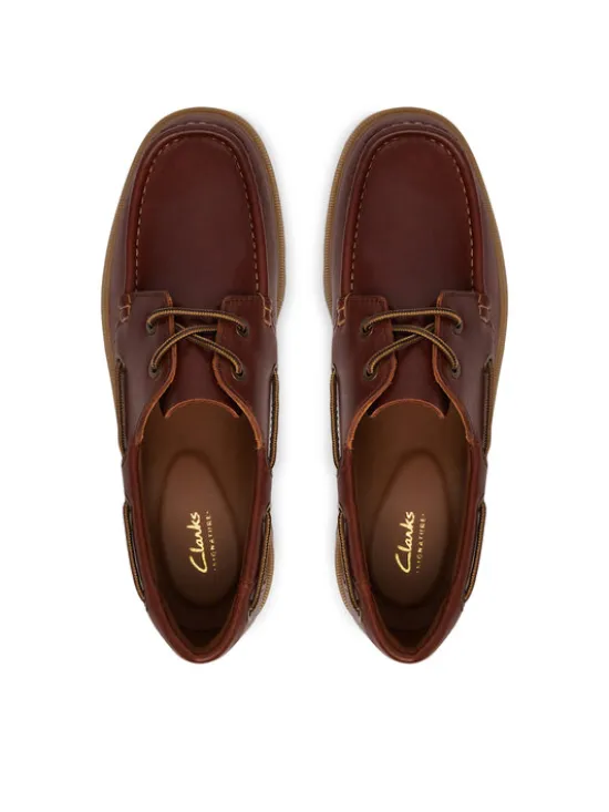 Clarks Loafersy Cleyhill Boat 26186176 Brązowy