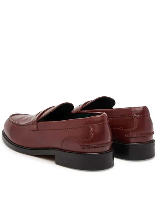 Clarks Mokasyny CraftJames Lo 26183358 Bordowy