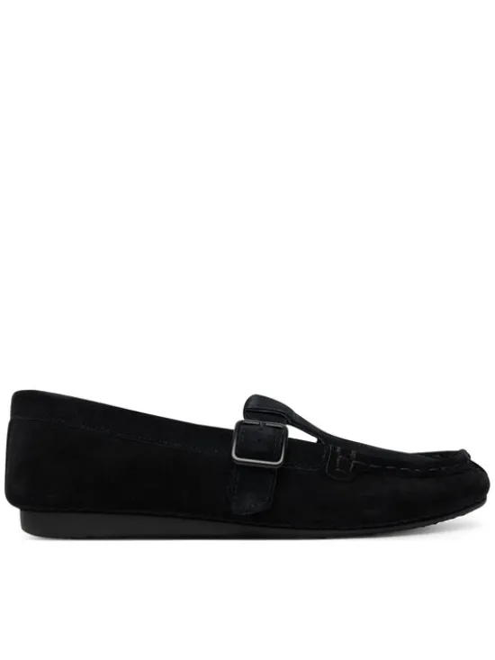 Clarks Mokasyny Freckle Tbar 26185903 Czarny