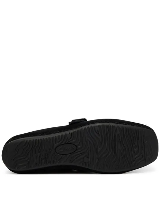 Clarks Mokasyny Freckle Tbar 26185903 Czarny