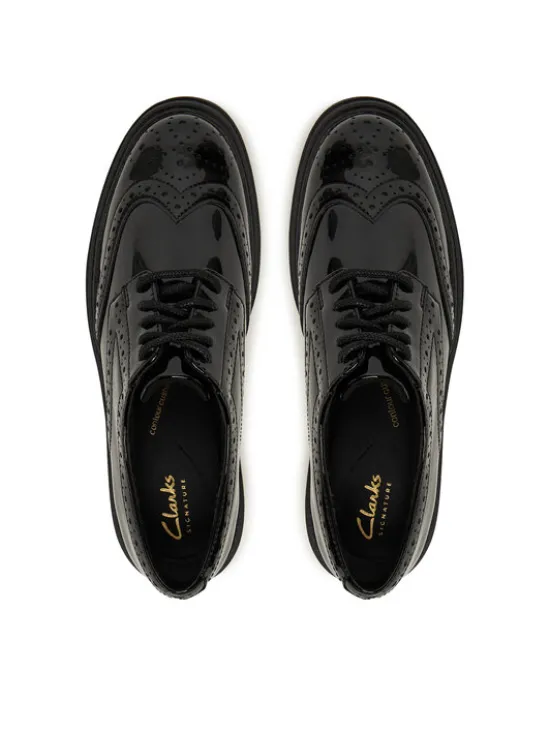 Clarks Oxfordy Orinoco3 Derby 26183171 Czarny