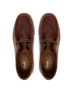 Clarks Półbuty Cleyhill Seam 26186417 Brązowy