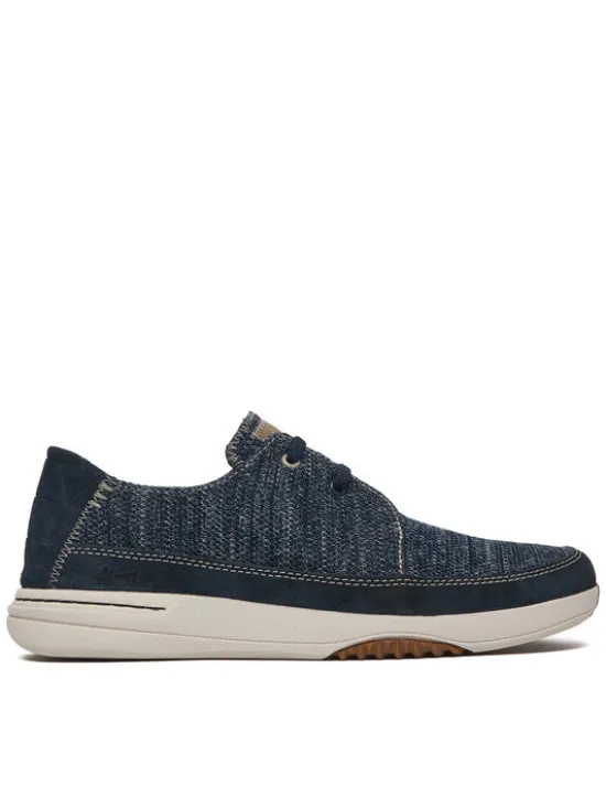 Clarks Półbuty Easeway Lace 26187413 Granatowy