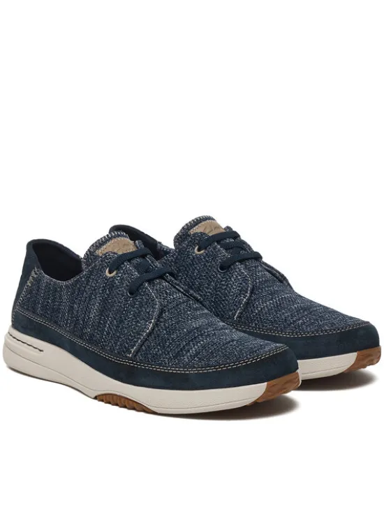 Clarks Półbuty Easeway Lace 26187413 Granatowy