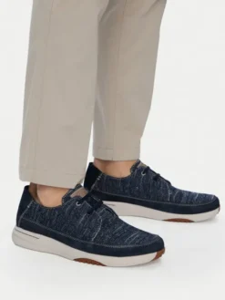 Clarks Półbuty Easeway Lace 26187413 Granatowy
