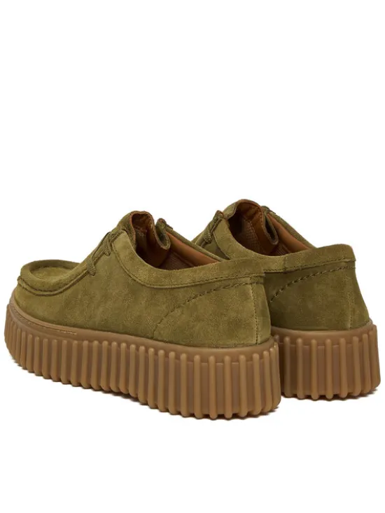 Clarks Półbuty Torhill Bee 26184586 Khaki