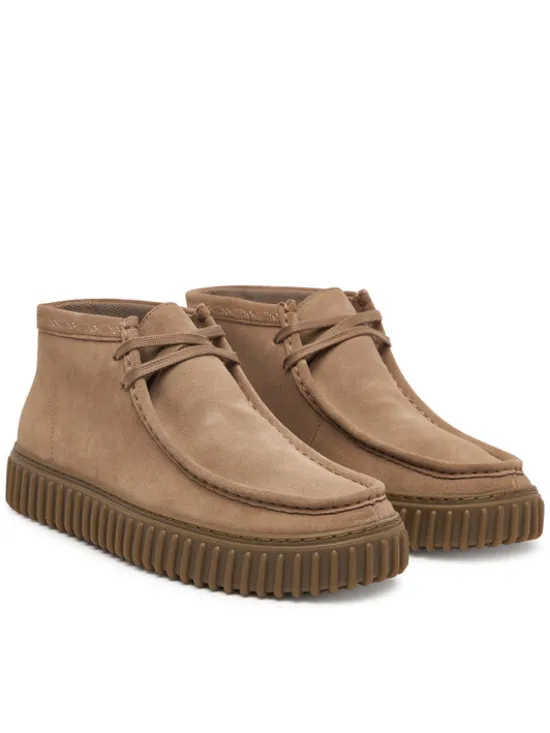 Clarks Półbuty Torhill Hi 26327244 Beżowy