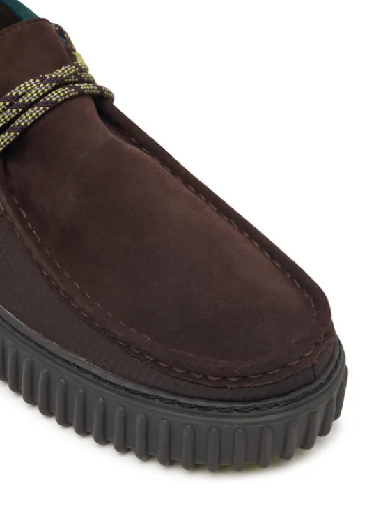 Clarks Półbuty Torhill Hi GTX GORE-TEX 26327980 Brązowy