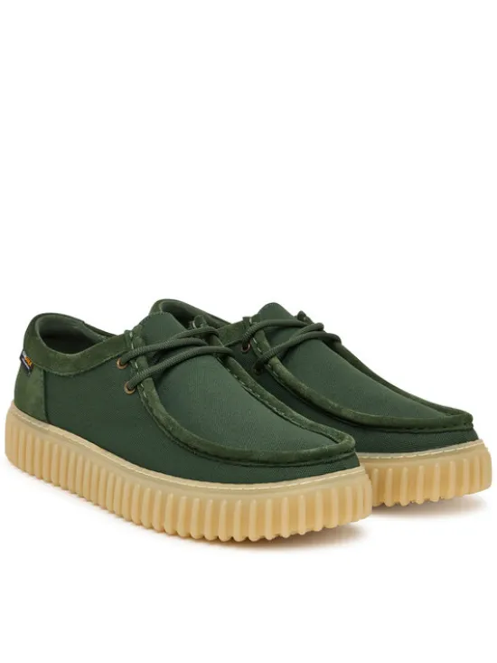 Clarks Półbuty Torhill Lo 26186160 Zielony