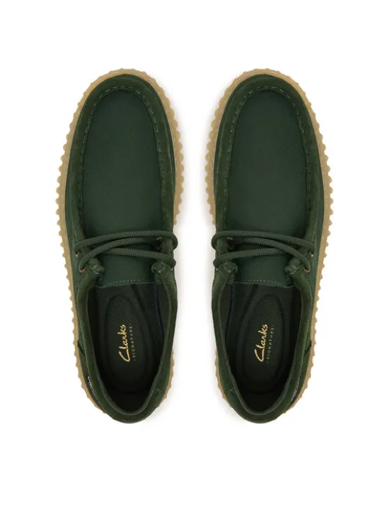 Clarks Półbuty Torhill Lo 26186160 Zielony