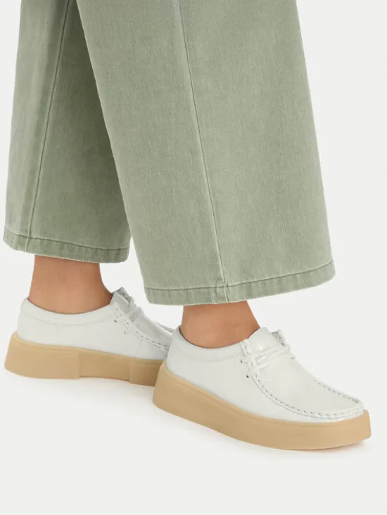 Clarks Półbuty Torview W 26186673 Biały