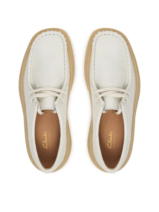 Clarks Półbuty Torview W 26186673 Biały