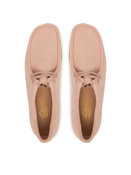 Clarks Półbuty WallabeeEVOSh 26186342 Różowy