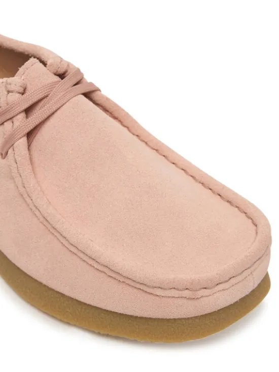 Clarks Półbuty WallabeeEVOSh 26186342 Różowy