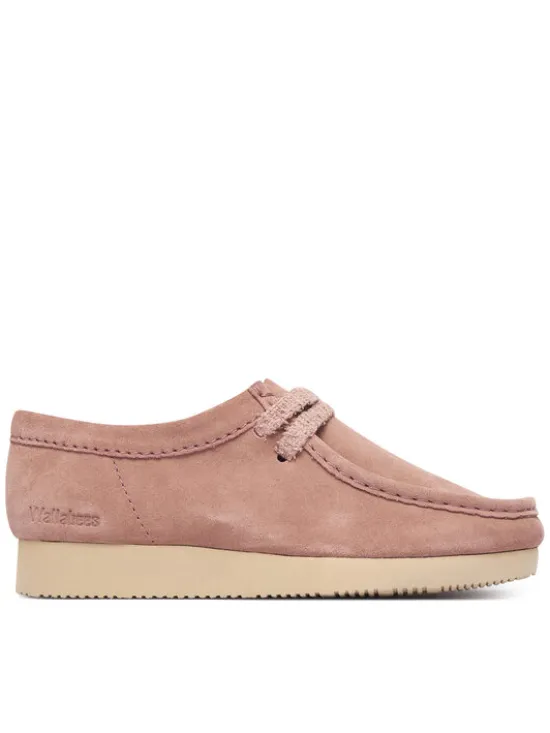 Clarks Półbuty Wallabee Lite. 26328429 Różowy