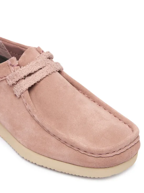 Clarks Półbuty Wallabee Lite. 26328429 Różowy