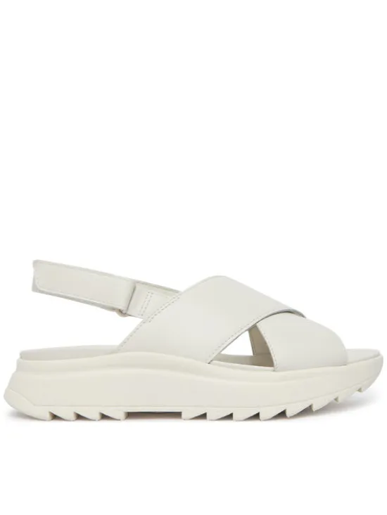 Clarks Sandały DashLite Wish 26186583 Biały
