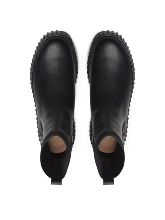 Clarks Sztyblety Torhill Maple 26173858 Czarny