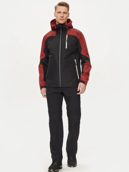 CMP Kurtka przeciwdeszczowa 34Z6547 Szary Regular Fit