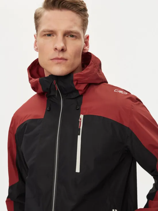 CMP Kurtka przeciwdeszczowa 34Z6547 Szary Regular Fit