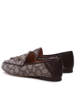 Coach Loafersy Hanna Textured Jacq CC888 Brązowy