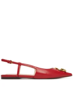 Coccinelle Baleriny C-Me Smooth E4 SB3 21 02 01 Czerwony