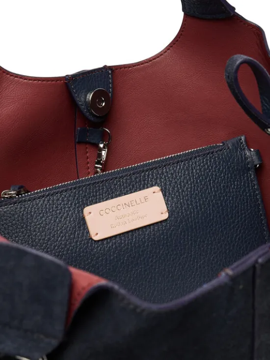 Coccinelle Torebka C-Easy E1 THE 11 01 01 Granatowy