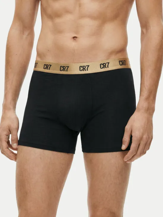 Cristiano Ronaldo CR7 Komplet bokserek Basic 8123-49 Czarny