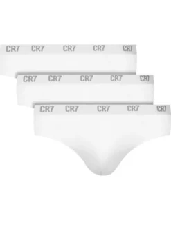 Cristiano Ronaldo CR7 Komplet slipów Main Basic Brief 3Pack 8100-66-100 Biały