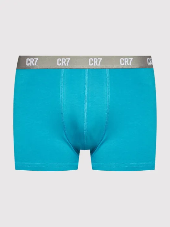 Cristiano Ronaldo CR7 Komplet bokserek Basic Trunk 3-Pack 8100-49-2717 Niebieski