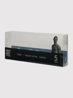 Cristiano Ronaldo CR7 Komplet bokserek Basic Trunk 5-Pack 8106-49-2400 Szary