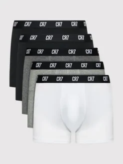 Cristiano Ronaldo CR7 Komplet bokserek Basic Trunk 5-Pack 8106-49-2400 Szary