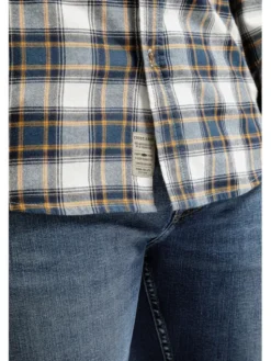 Cross Jeans Koszula 35614-306 Biały Regular Fit