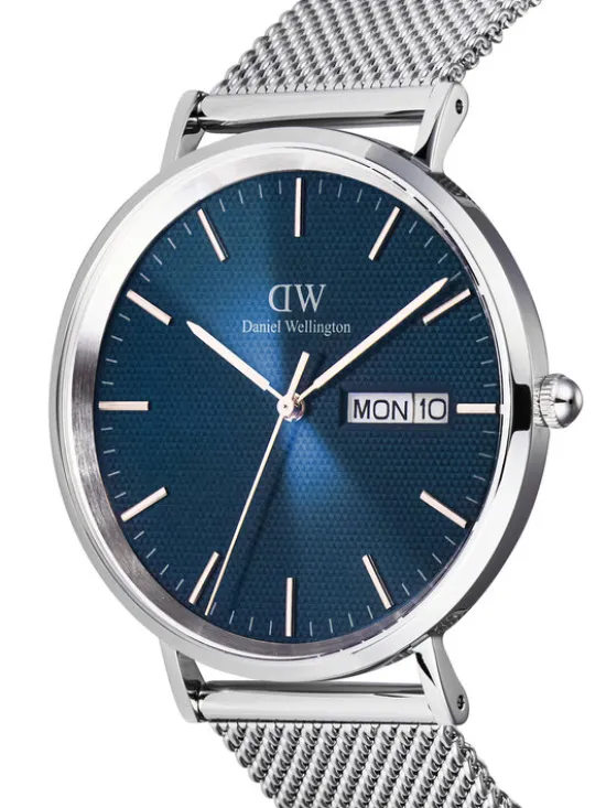 Daniel Wellington Zegarek Classic Day Display 40 DW00100833 Srebrny